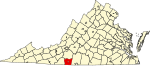 State map highlighting Henry County