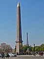 Obelisco de Luxor na Praza da Concordia.