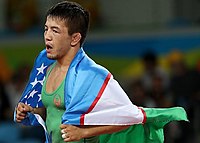 Elmurat Tasmuradov gewann 2016 Bronze im Ringen