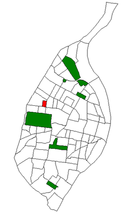 Location (red) of Visitation Park within St. Louis