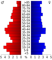 Bevolkingspiramide Rooks County