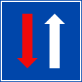 406: Priority over oncoming traffic