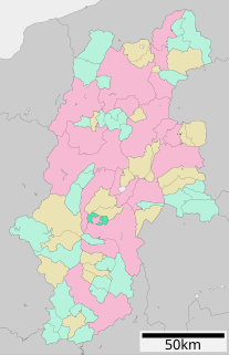 南箕輪村位置図