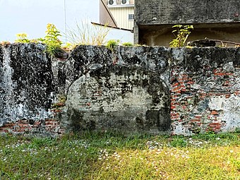 原熱蘭遮城外城北側城壁的疑似城門殘蹟