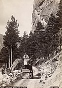 Traveling in Bykle - c. 1885