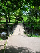 The view across the Laundry or Castle Bridge.