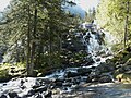 Cascade du Pont d'Espagne sur le bras occidental.