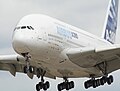 El Airbus A380 en el Farnborough.