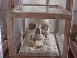 Skull of Mkwawa displayed at Kalenga