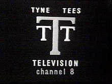 Three letter Ts on a black background. Beneath are the captions 'Tyne Tees Television' and 'Channel 8'