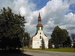 Lugaži Lutheran Church in Valka.