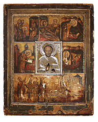 Великорецкая икона Николая Чудотворца (икона из Свято-Серафимовского собора, XVI век)