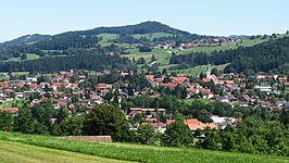 Weiler im Allgäu, de hoofdplaats van de gemeente