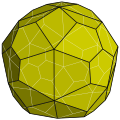 五邊形六邊形五角 十二面七十四面體 的對偶多面體