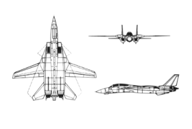 vue en plan de l’avion