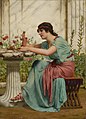 A Dilettante by John William Godward