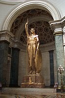 La República (Angelo Zanelli, 1929), interior del Capitolio Nacional de La Habana, enchapada en oro.