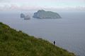 Blick von Hirta. Von links nach rechts: Stac an Armin, Stac Lee und Boreray