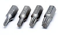 Puntes Torx T15, T20, T25, and T30