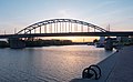 Arnhem, el puente John Frostbrug desde el Nieuwe Kade