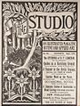 Aubrey Beardsley: THE STUDIO -lehden mainosjuliste (1895)