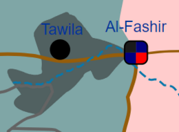 Description de l'image Battle of Al Fashir (2023).png.