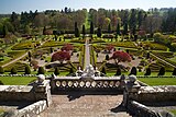 Drummond Castle's Baroque garden