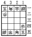 五分摩訶将棋の初期配置図 2005/9/6作成。五分摩訶将棋で使用。