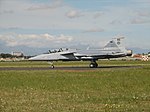 Ett av sydafrikanska flygvapnets Saab 39 Gripen