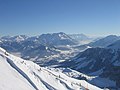 View looking northeast from the Kitzbüheler Horn