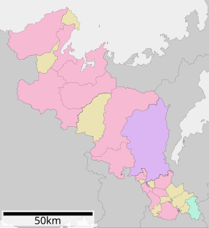 観音峠の位置