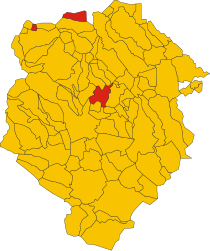 Pettinengo – Mappa