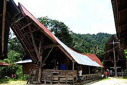 Traditional house of Mamasa people