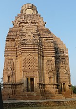 Teli ka Mandir, fort haut, Gwalior. Temple de Shiva, VIIIe siècle ?. Calcaire ?