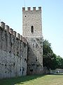 Torre di Santa Maria vista dall'esterno delle mura