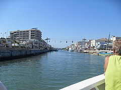 Transcanal, vue depuis le canal du Lez.