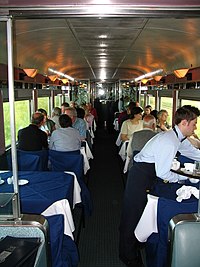 カナダ VIA鉄道 カナディアン号食堂車