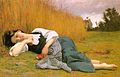 Rest at harvest by William-Adolphe Bouguereau