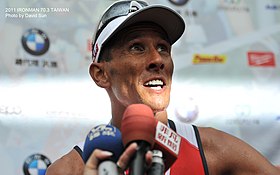 Chris McCormack beim Ironman 70.3 Taiwan, 2011