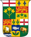 Blason de 1870 (cinq provinces).