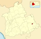 Расположение муниципалитета Эль-Рубио на карте провинции