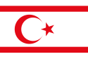 Flag of Turkish Republic of Northern Cyprus.