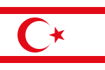 Vlag van Noord-Cyprus