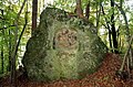 Felsbildstock am Waldweg zwischen Saager und Gumisch