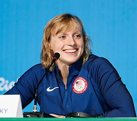 Katie Ledecky Rion olympiakisoissa 2016