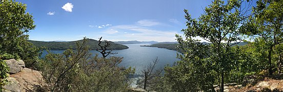 Above Cook's Bay, facing south