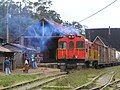 Train waiting at Andasibe station