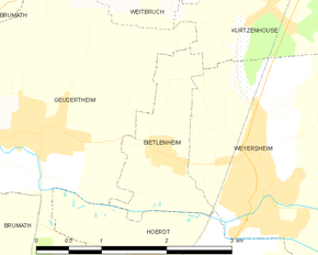 Poziția localității Bietlenheim