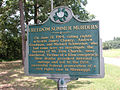 Image 13Mt. Zion Church state history marker near Philadelphia, Mississippi (from Freedom Summer)