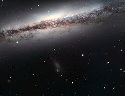 NGC 3628 בתמונה של המצפה האירופי הדרומי